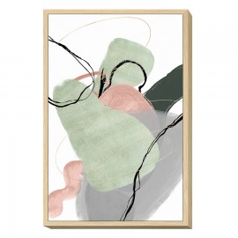 14690012 Πίνακας Σε Κορνίζα ArteLibre -Abstract- Καμβάς 60x90x4cm