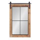 14700021 Καθρέπτης Τοίχου ArteLibre Φυσικό MDF 56x93x3cm Φυσικό