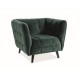 80-1606   Πολυθρόνα  Castello 1 85 x 92 x 78 Πρασινο DIOMMI CASTELLO1V78