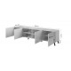 60-19644 TV stand 200 ABETO mat white/ gloss white DIOMMI CAMA-ABETO-RTV-200-BI/BI