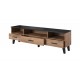 60-19752 TV stand LOTTA 180 3s3K wotan oak/black DIOMMI CAMA-LOTTA-RTV-180-3S3K-DWO/CZ