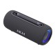 110583-0035 Akai ABTSW-40 Μαύρο φορητό αδιάβροχο ηχείο IPX5 με ύφασμα, Bluetooth, USB, AWS, handsfree, RGB lights και ιμάντα ώμο