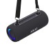 110583-0035 Akai ABTSW-40 Μαύρο φορητό αδιάβροχο ηχείο IPX5 με ύφασμα, Bluetooth, USB, AWS, handsfree, RGB lights και ιμάντα ώμο