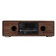 110584-0009 Akai AM-100 Rhapsody Μαύρο ηχοσύστημα με CD player, ασύρματη φόρτιση, Bluetooth, 2xUSB για αναπαραγωγή και φόρτιση, 