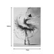296-000078 Πίνακας σε καμβά Dancito I Inart 70x2.5x100εκ