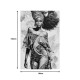 296-000086 Πίνακας σε καμβά Georgina I Inart 80x3x120εκ