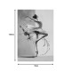 296-000077 Πίνακας σε καμβά Dancito Inart 70x2.5x100εκ