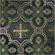 05150490 Μαξιλάρι ArteLibre Medallion Πετρόλ Βελούδο 45x45cm Τιρκουάζ