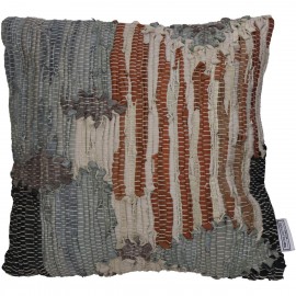05150555 Μαξιλάρι ArteLibre Γκρι Δέρμα 45x45cm Γκρι