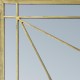 05151646 Καθρέπτης ArteLibre Χρυσό Μέταλλο 84x3.5x84cm Χρυσό