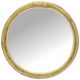 05151930 Καθρέπτης ArteLibre Φυσικό Μπαμπού 25x1.5x25cm Φυσικό