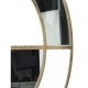 05152340 Καθρέπτης ArteLibre Χρυσό Μέταλλο 77.5x2x77.5cm Χρυσό