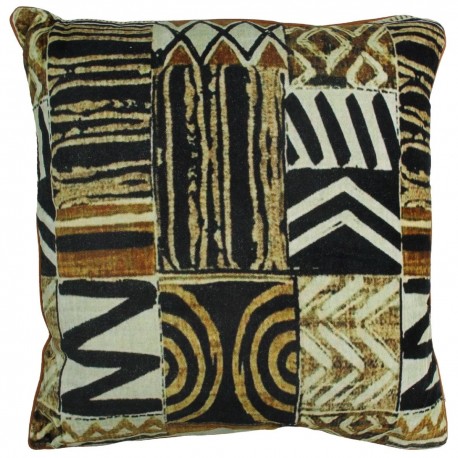 05152775 Μαξιλάρι ArteLibre Tribal Καφέ Βελούδο 45x45cm Καφέ