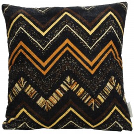 05152798 Μαξιλάρι ArteLibre Tribal Καφέ Βελούδο 45x45cm Καφέ