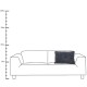 05153212 Μαξιλάρι ArteLibre Teddy Μπλε Polyester 40x60cm Μπλε
