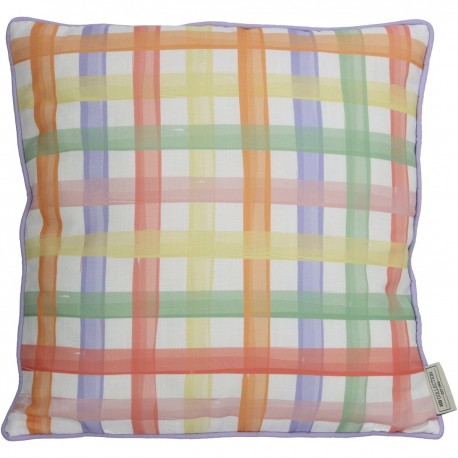 05154500 Μαξιλάρι ArteLibre Σκακιέρα Πολύχρωμο Polyester 45x45cm Πολύχρωμο