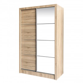 14370125 Ντουλάπα ArteLibre SUNNIVA Φυσικό Μοριοσανίδα 120x60x200cm Φυσικό