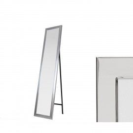 06512714 Καθρέπτης Ασημί 38x158cm