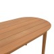 340-000009 Τραπέζι Skyl pakoworld teak ξύλο σε φυσική απόχρωση 190x90x75εκ
