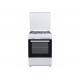 Hyundai HCGC25V-72604G/W Κουζίνα Φυσικού Αερίου 75lt με Εστίες Φυσικού Αερίου Π60εκ. Λευκή A