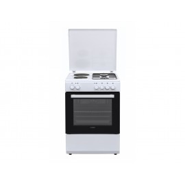 Hyundai HCGC25V-72622E/W Κουζίνα 65lt με Εστίες Φυσικού Αερίου & Ρεύματος Π60εκ. Λευκή A