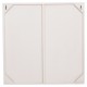 ΠΙΝΑΚΑΣ ΤΕΤΡΑΓΩΝΟΣ ΣΕΙΡΑ SANTORINI HM4517 MDF ΣΕ ΥΠΟΛΕΥΚΟ ΧΡΩΜΑ 80x4,5(πάχος)x80Υεκ.