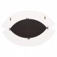 ΚΑΘΡΕΠΤΗΣ ΤΟΙΧΟΥ ΣΕΙΡΑ SANTORINI HM4529 MDF ΥΠΟΛΕΥΚΟ-ΔΙΑΚΟΣΜΗΣΗ ΣΕ ΜΠΕΖ 81x1,8x54Υεκ.