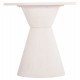 ΤΡΑΠΕΖΙ ΤΡΑΠΕΖΑΡΙΑΣ ΣΤΡΟΓΓΥΛΟ ΣΕΙΡΑ SANTORINI HM18055 MDF ΥΠΟΛΕΥΚΟ ΧΡΩΜΑ Φ77x76Υεκ.