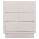 ΚΟΜΟΔΙΝΟ ΣΕΙΡΑ SANTORINI HM18047 MDF ΣΕ ΥΠΟΛΕΥΚΟ ΧΡΩΜΑ-3 ΣΥΡΤΑΡIA 48x38x55,5Υεκ.