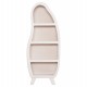 ΡΑΦΙΕΡΑ ΣΕΙΡΑ SANTORINI HM18067 MDF ΣΕ ΥΠΟΛΕΥΚΟ ΧΡΩΜΑ 80x38x196Υεκ.