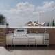 09.313.000 ΕΡΜΑΡΙΟ INOX BBQ TGH-B1-B4-G ΜΕ ΠΟΡΤΕΣ