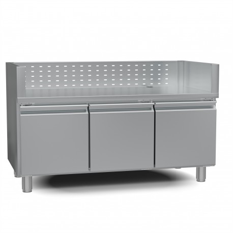 09.313.001 ΕΡΜΑΡΙΟ INOX BBQ TGH-B1-B8B-G ΜΕ ΠΟΡΤΕΣ