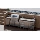 09.313.003 ΕΡΜΑΡΙΟ INOX BBQ TGH-B1-B4-G ΜΕ ΣΥΡΤΑΡΙΑ