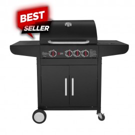03.313.205 BBQ ΥΓΡΑΕΡΙΟΥ GS GRILL LUX 3+1 CAST IRON - 11,5kW
