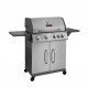 03.313.209 BBQ ΥΓΡΑΕΡΙΟΥ GS GRILL ELITE 4+1 ΙΝΟΧ - 14,5 kW