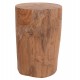 ΒΟΗΘΗΤΙΚΟ ΤΡΑΠΕΖΑΚΙ/ΣΚΑΜΠΟ TRONCO HM9374.21 ΞΥΛΟ TEAK--ΦΥΣΙΚΟ Φ30x45Υεκ.