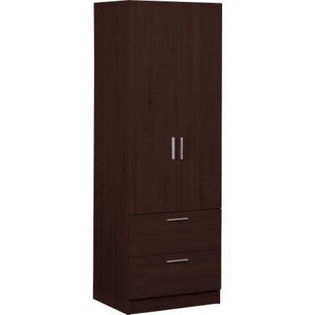 Ντουλάπα Wilson 2DS δίφυλλη-Wenge
