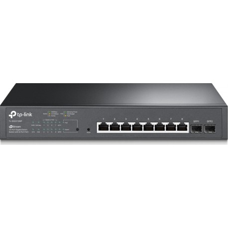 TP-LINK TL-SG2210MP v1 Managed L2 PoE+ Switch με 8 Θύρες Ethernet και 2 SFP Θύρες
