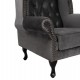 ΠΟΛΥΘΡΟΝΑ-ΜΠΕΡΖΕΡΑ ΓΚΡΙ ΒΕΛΟΥΔΟ T.CHESTERFIELD POLINA 83x75x107Yεκ.HM0053.10