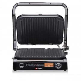 06451329 Γκριλ Επαφής 230V 2100W Ανοξείδωτο ALPINA