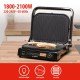 06451329 Γκριλ Επαφής 230V 2100W Ανοξείδωτο ALPINA
