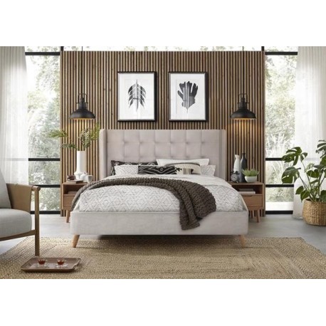 60-28978 ESTELLA  160 cm bed beige