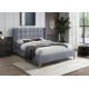60-28979 ESTELLA  160 cm bed grey