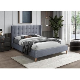 60-28979 ESTELLA  160 cm bed grey
