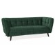 80-1634 ΚΑΝΑΠΕ CASTELLO 3 VELVET GREEN BLUVEL 78 / WENGE DIOMMI CASTELLO3V78
