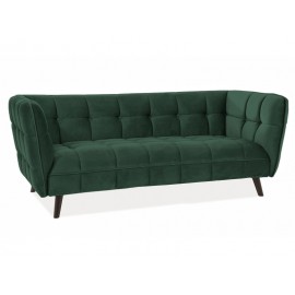 80-1634 ΚΑΝΑΠΕ CASTELLO 3 VELVET GREEN BLUVEL 78 / WENGE DIOMMI CASTELLO3V78