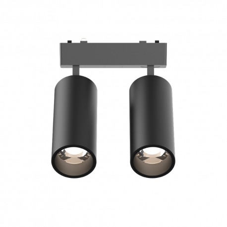 T05205-BL InLight Φωτιστικό LED 2x9W 3CCT για Ultra-Thin μαγνητική ράγα σε μαύρη απόχρωση D:16cmX4,4cm (T05205-BL)