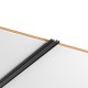 TR007-3-BL Inlight Ultra-Thin μαγνητική ράγα σε μαύρη απόχρωση D:3m (TR007-3-Black)