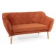 80-2827 SOFA  KARO 2 VELVET CYNAMON BLUVEL 4215 / BUK