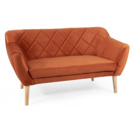 80-2827 SOFA  KARO 2 VELVET CYNAMON BLUVEL 4215 / BUK